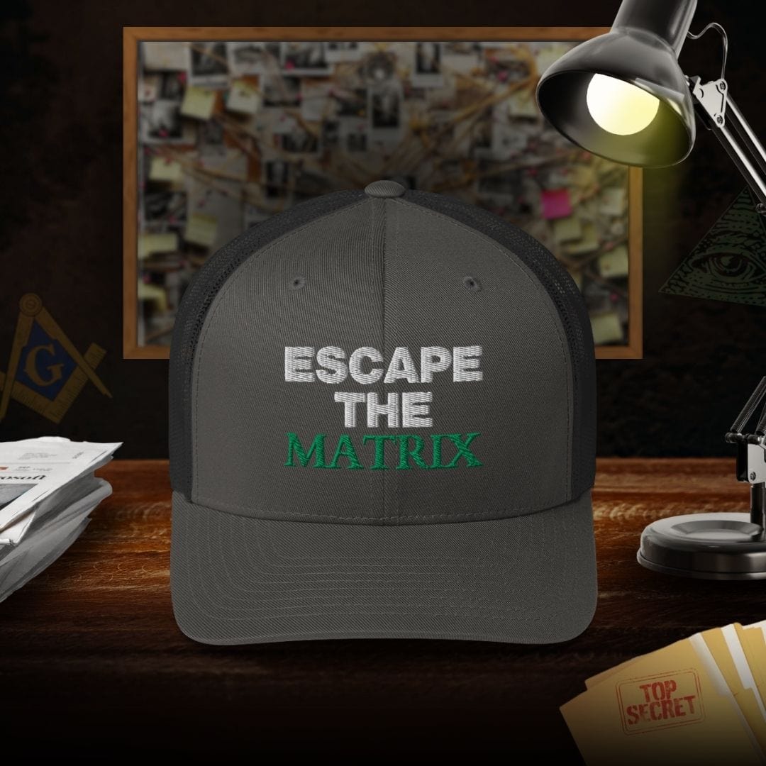 Escape The Matrix Trucker Cap