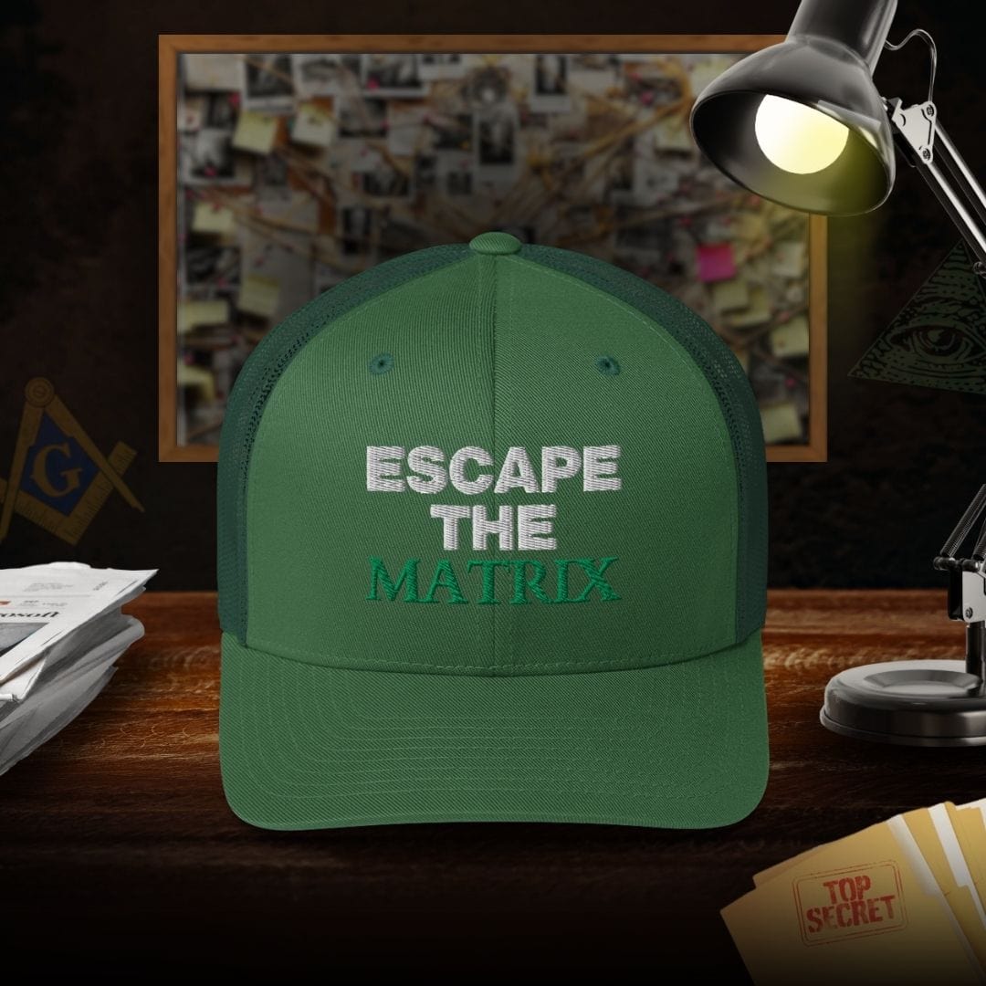 Escape The Matrix Trucker Cap