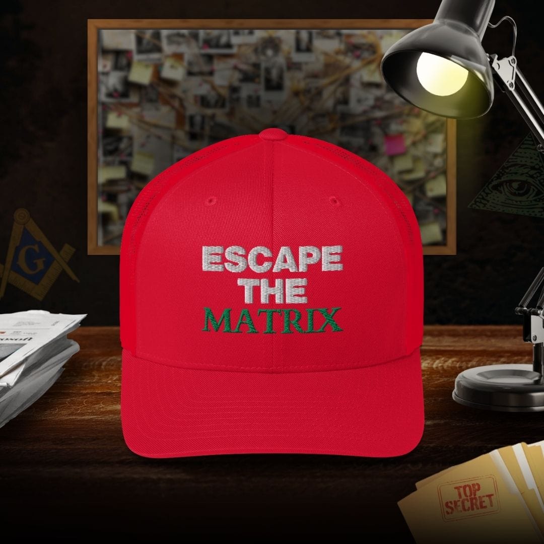 Escape The Matrix Trucker Cap