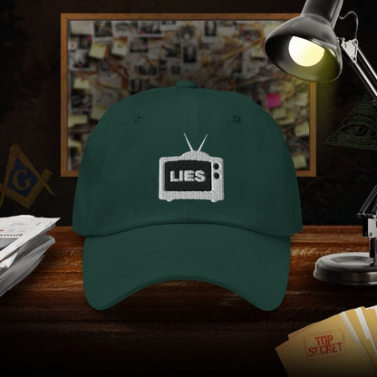 TV Lies Dad Hat