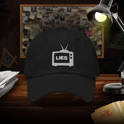 TV Lies Dad Hat