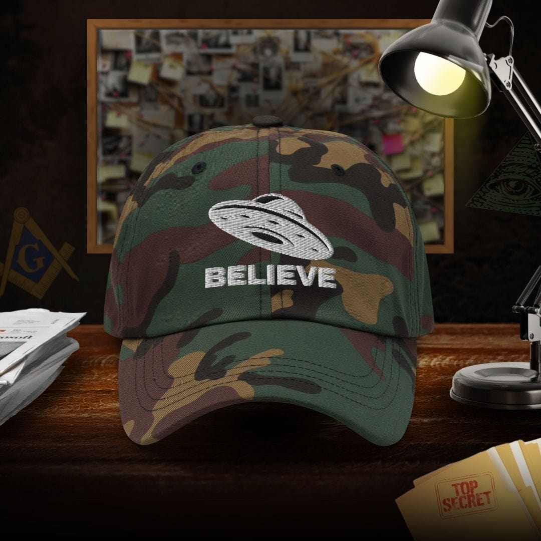 UFO Believe Dad hat