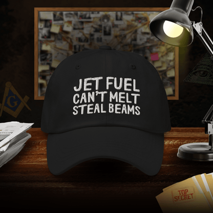 Jet Fuel Can't Melt Steel Beams Dad Hat