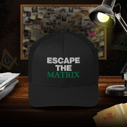 Escape The Matrix Trucker Cap