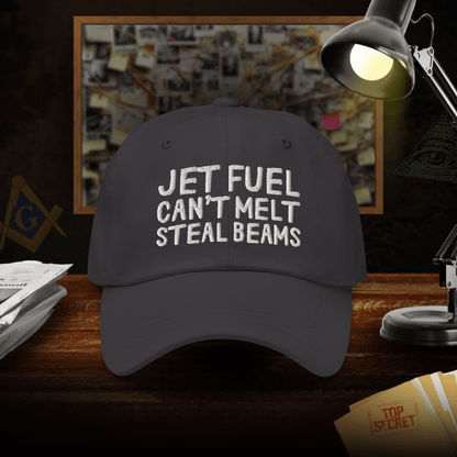 Jet Fuel Can't Melt Steel Beams Dad Hat