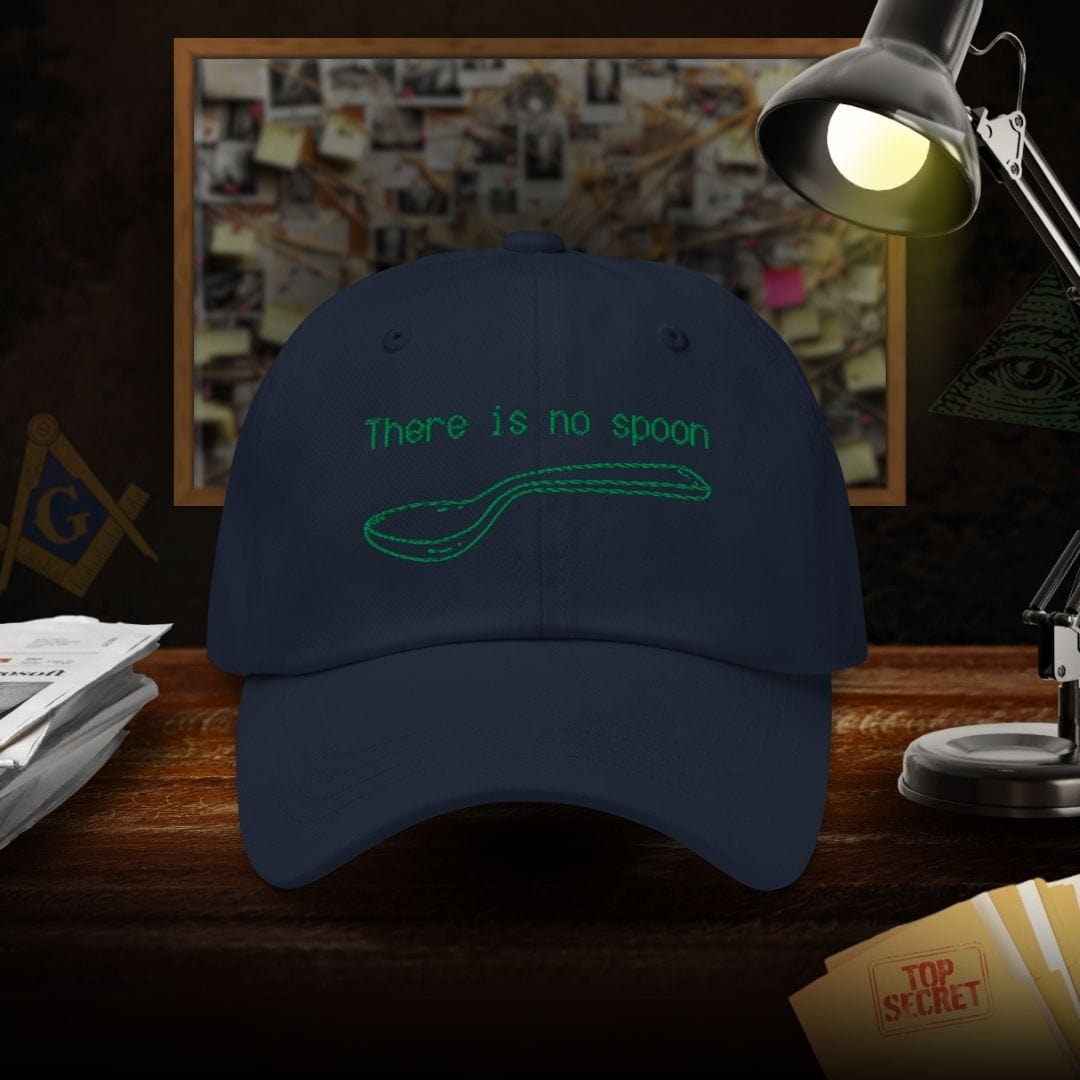 There Is No Spoon Dad Hat