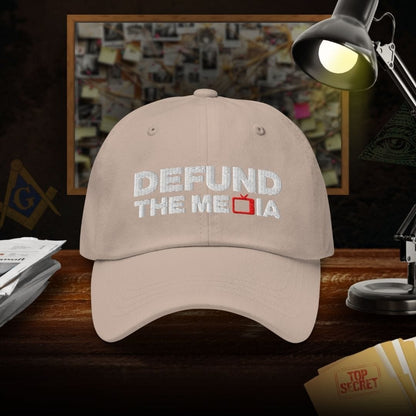 Defund The Media Dad Hat