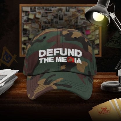 Defund The Media Dad Hat