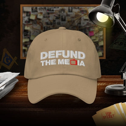 Defund The Media Dad Hat