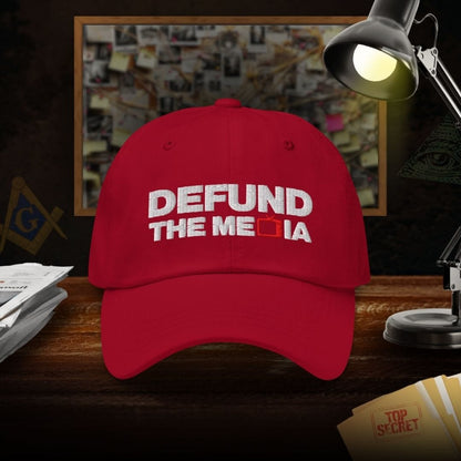 Defund The Media Dad Hat