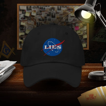 NASA Lies Dad Hat