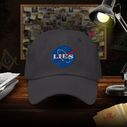 NASA Lies Dad Hat