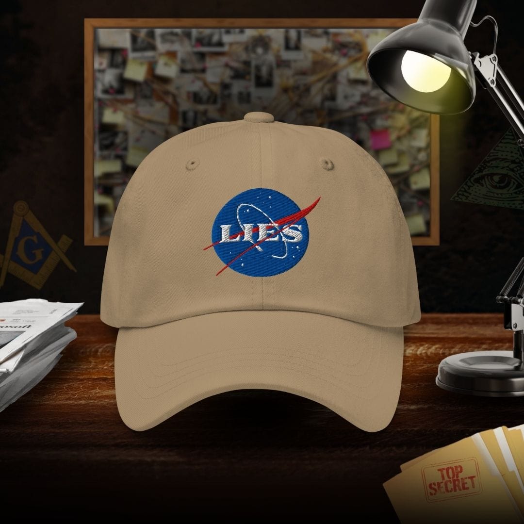 NASA Lies Dad Hat