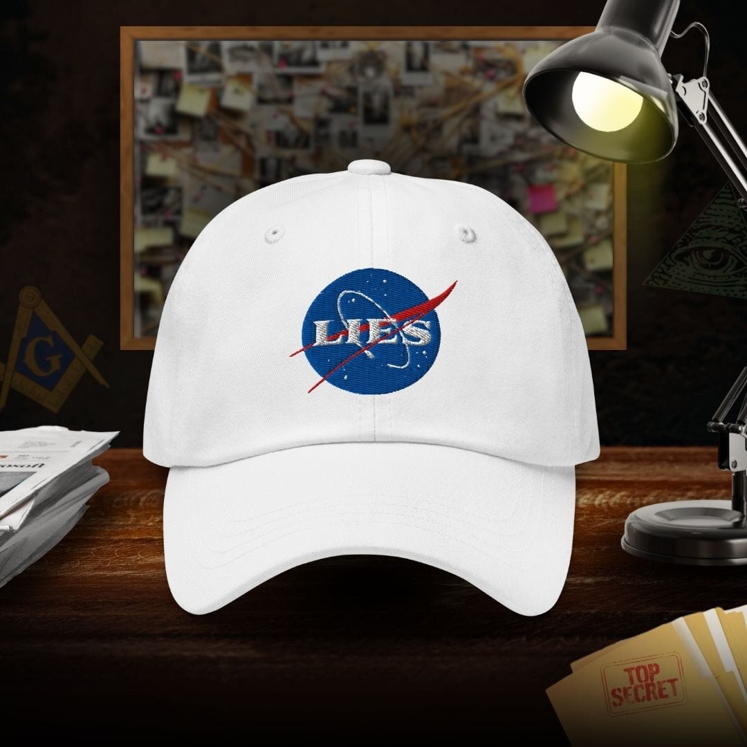 NASA Lies Dad Hat